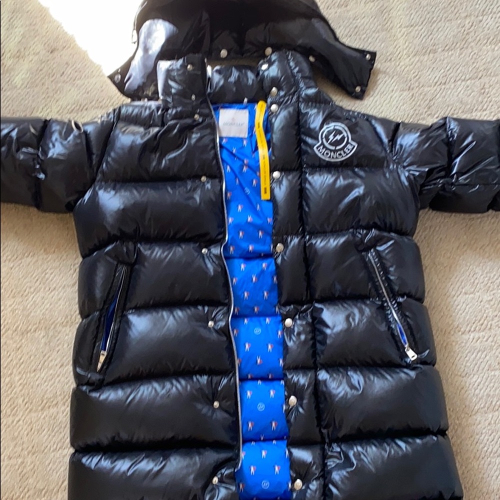 Moncler fragment 7 panel jacket: hiroshi fujiwara